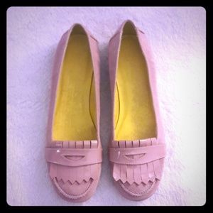 Gap Light Pink Suede Loafers